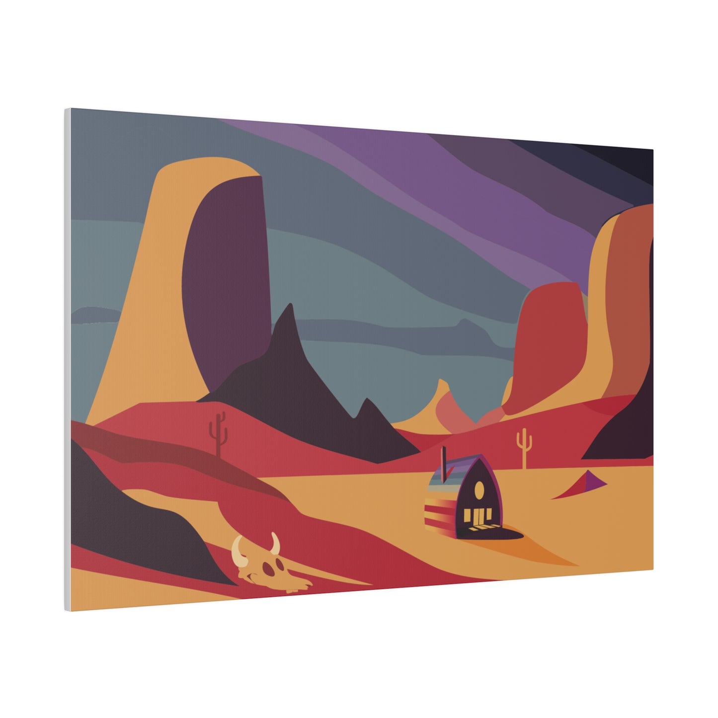 Arched Cabins LLC, "One Day: Desert Morning" on Canvas