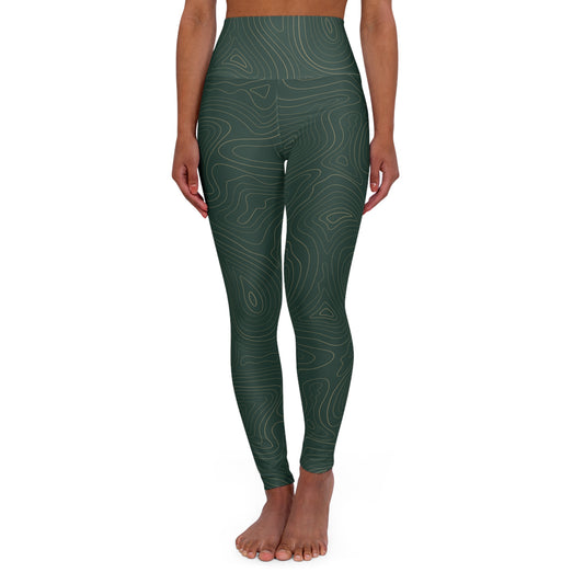 Arched Cabins LLC "Build Your Lifestyle" High Waisted Yoga Leggings