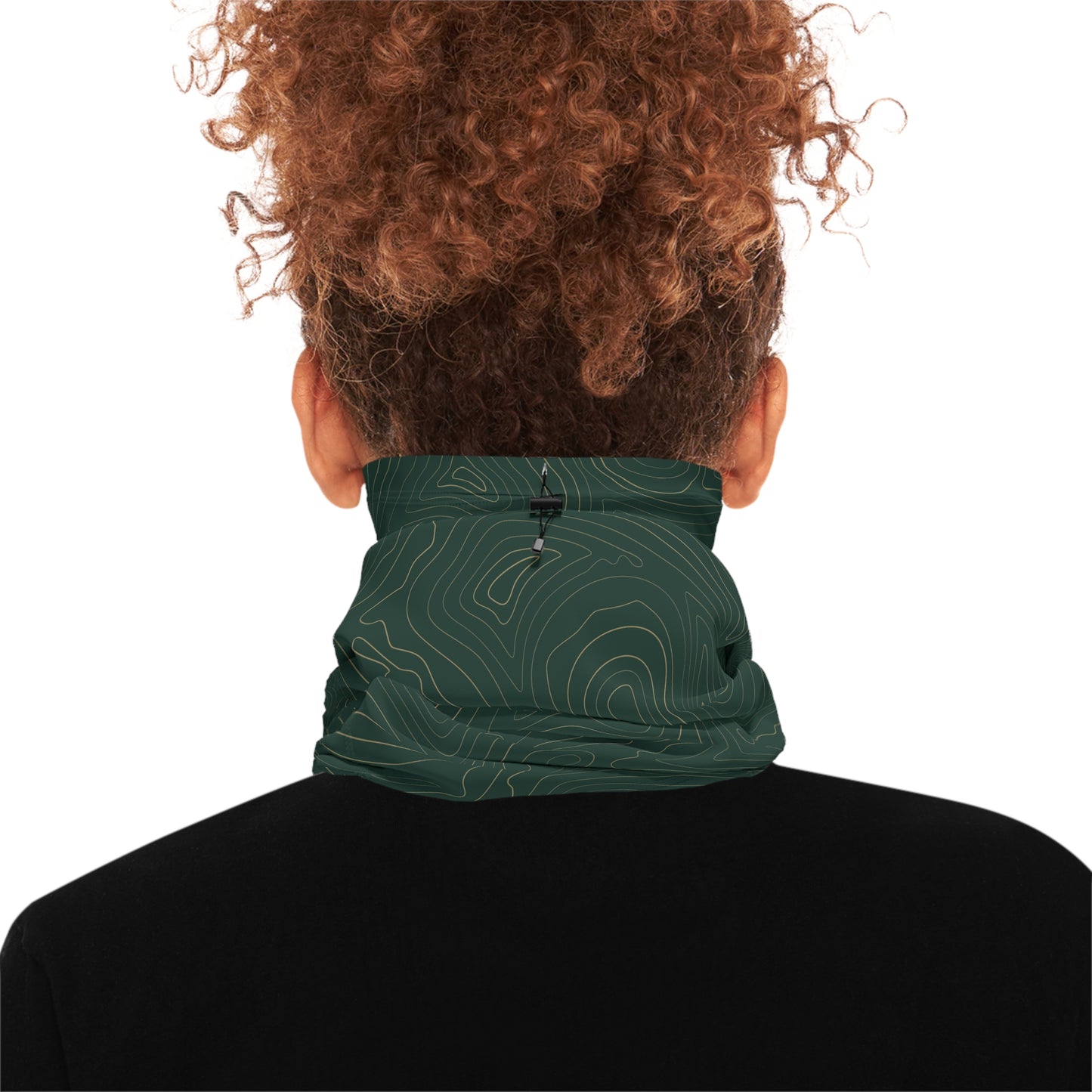 Arched Cabins LLC Topo Winter Neck Gaiter With Drawstring