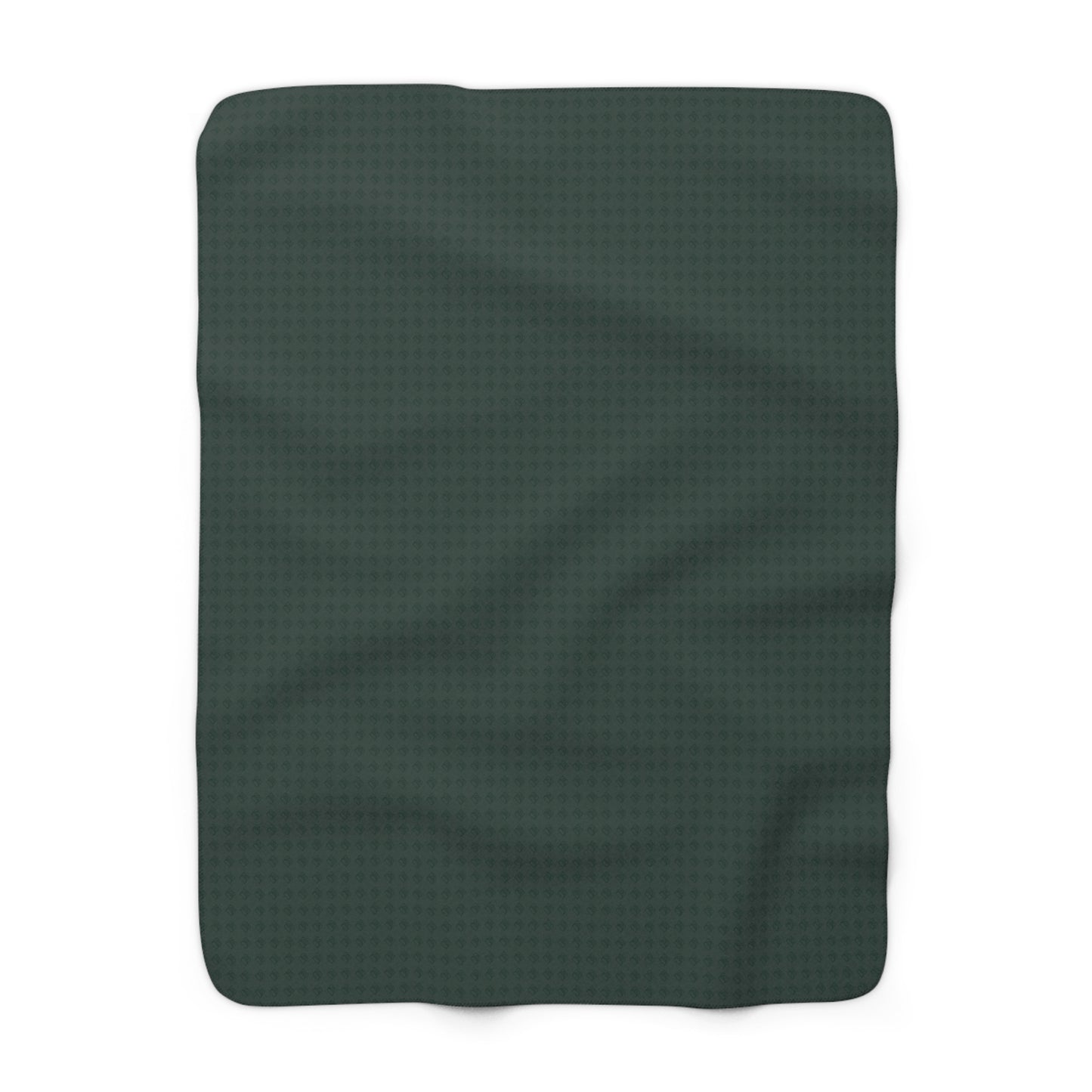 Official Arched Cabins LLC Dark Green Sherpa Fleece Blanket