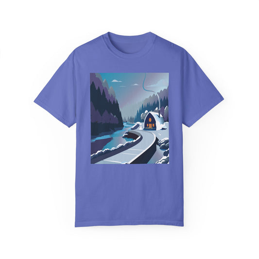 Arched Cabins LLC: Season of Giving 2024 -WINTER - Unisex Garment-Dyed T-shirt
