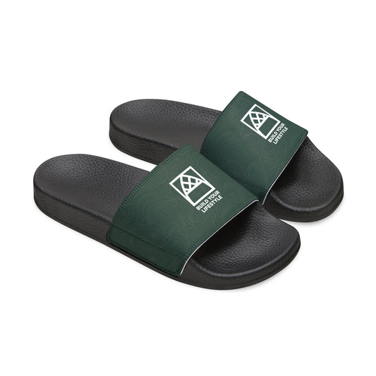 Arched Cabins LLC "Build Your Lifestyle" Men's Slide Sandals