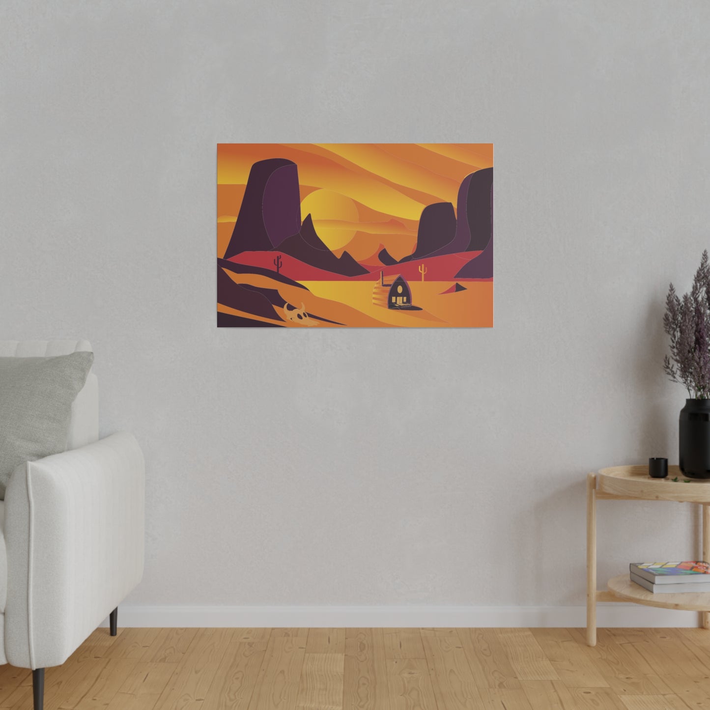 Arched Cabins LLC, "One Day: Sunset" on Canvas