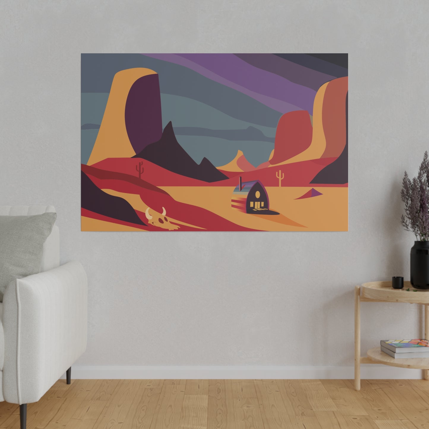 Arched Cabins LLC, "One Day: Desert Morning" on Canvas