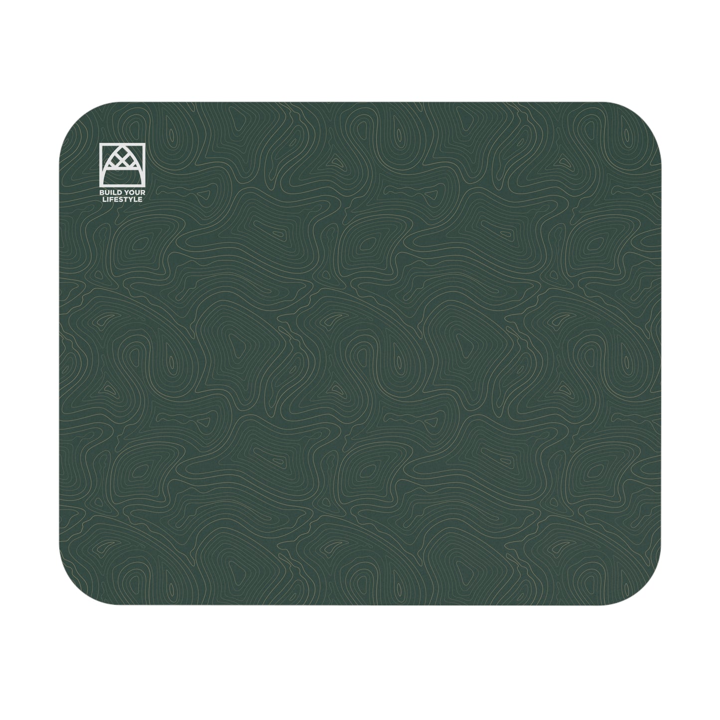 Arched Cabins LLC "Build Your Lifestyle" Topographic Mouse Pad (Rectangle)