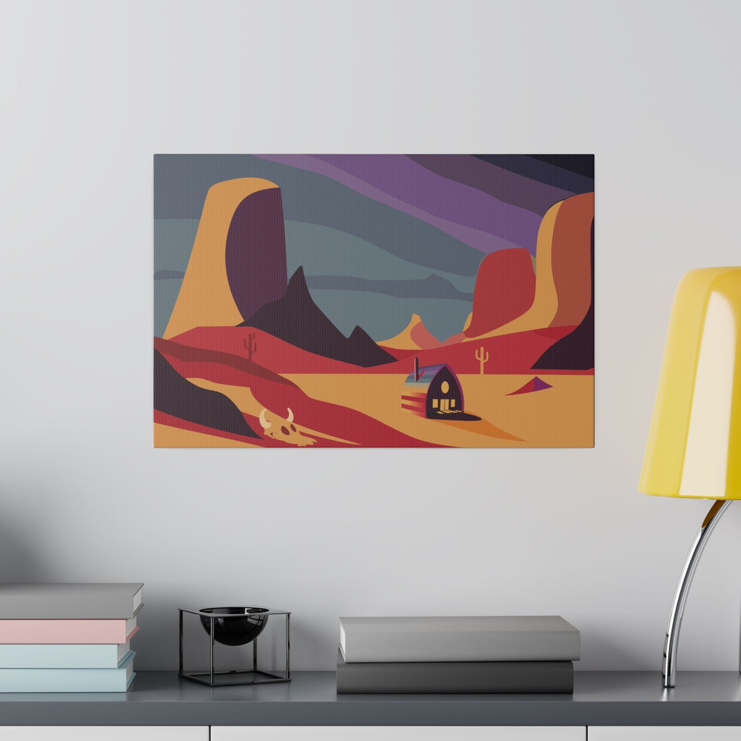 Arched Cabins LLC, "One Day: Desert Morning" on Canvas