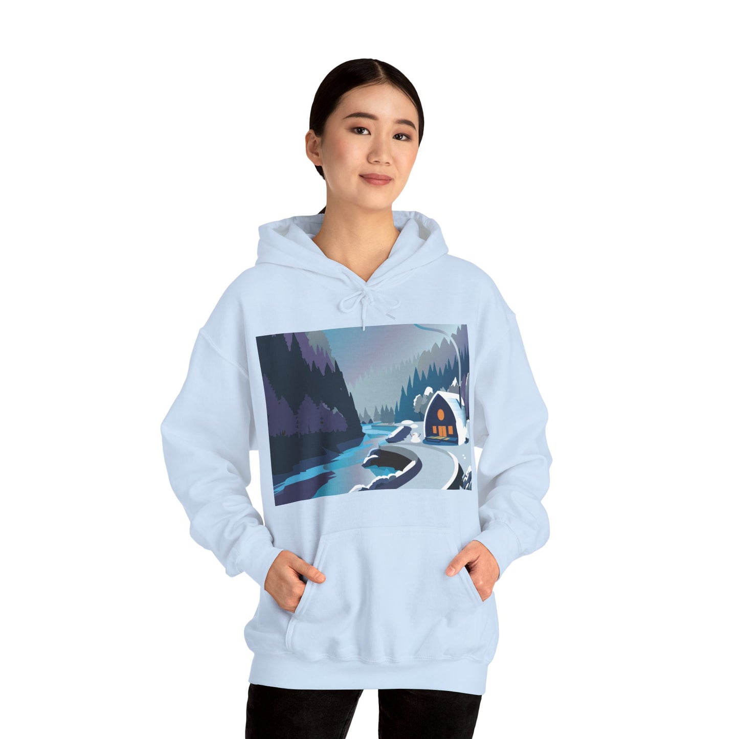 Arched Cabins LLC: Season of Giving 2024 - WINTER - Unisex Heavy Blend™ Hooded Sweatshirt