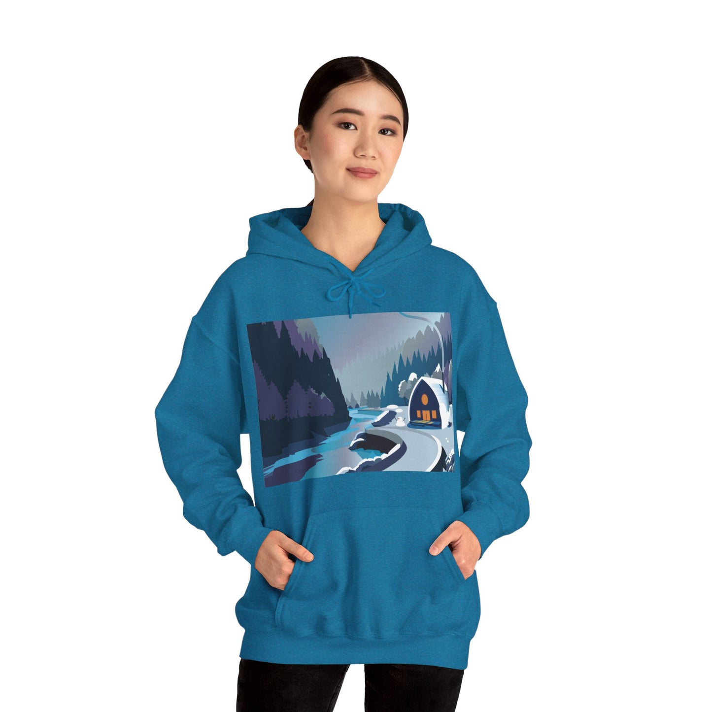 Arched Cabins LLC: Season of Giving 2024 - WINTER - Unisex Heavy Blend™ Hooded Sweatshirt