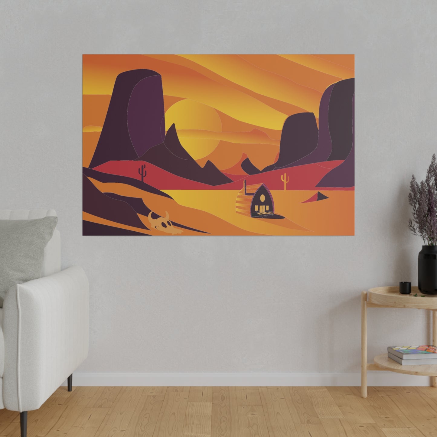 Arched Cabins LLC, "One Day: Sunset" on Canvas