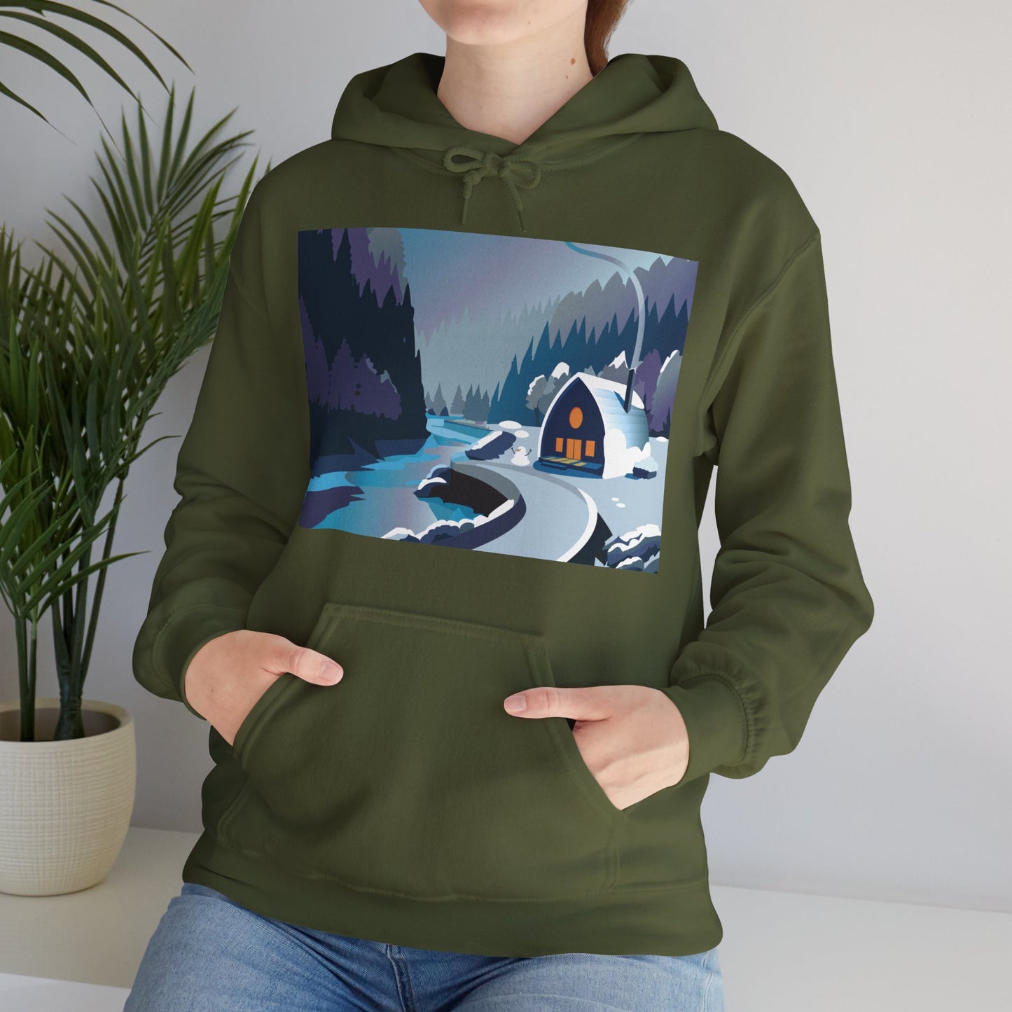 Arched Cabins LLC: Season of Giving 2024 - WINTER - Unisex Heavy Blend™ Hooded Sweatshirt