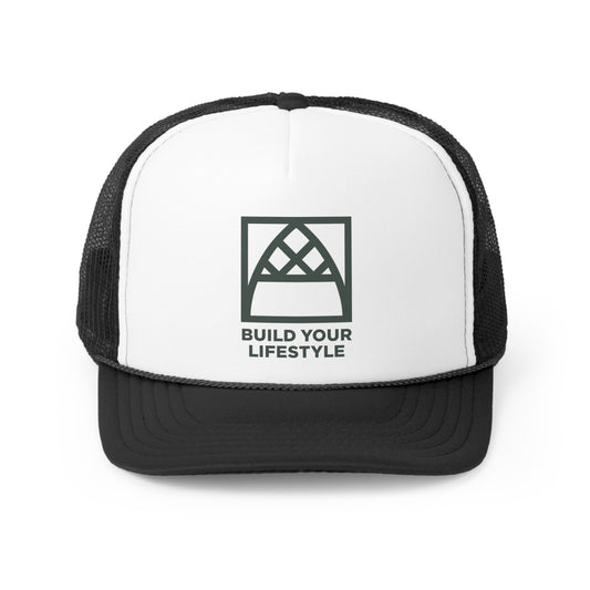 Arched Cabins LLC "Build Your Lifestyle" Trucker Caps