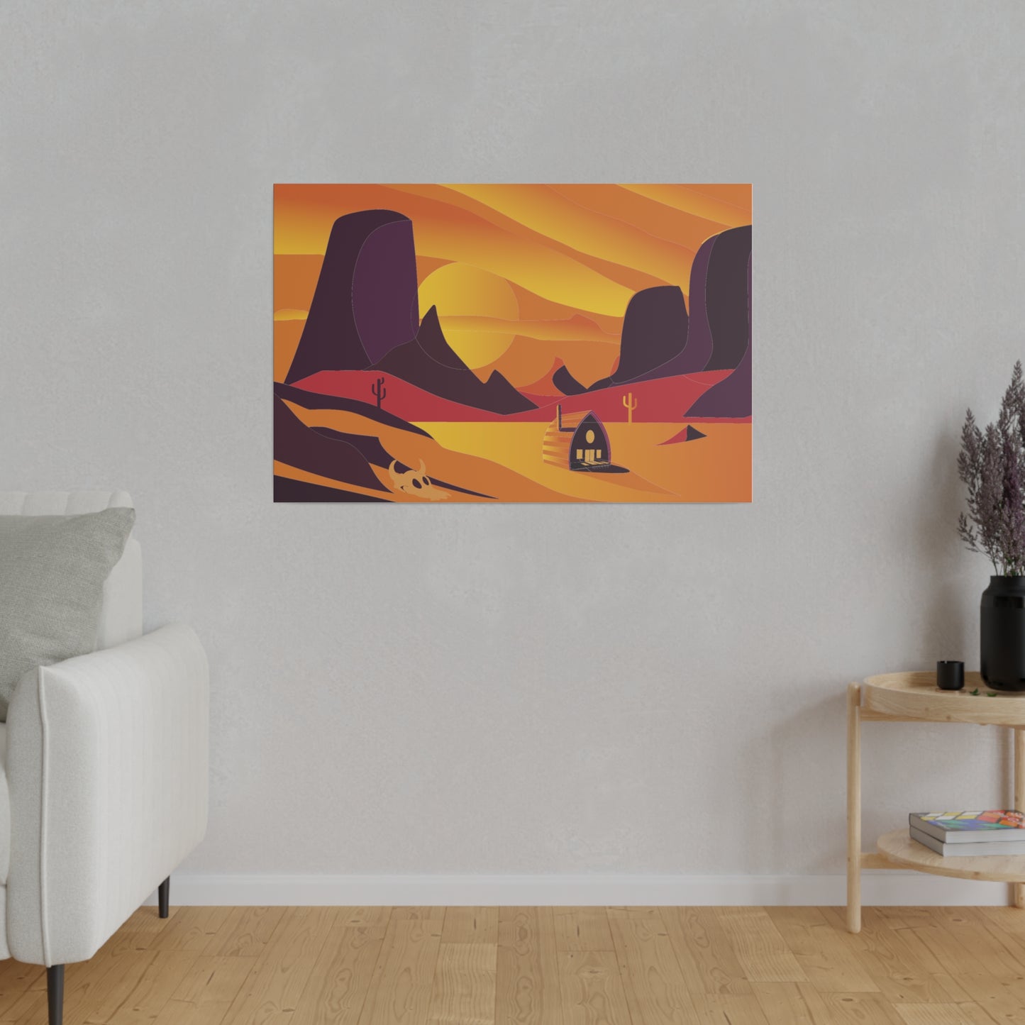 Arched Cabins LLC, "One Day: Sunset" on Canvas