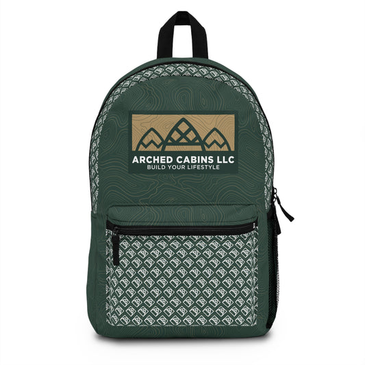 Arched Cabins LLC Topo Logo Combo Remix Backpack