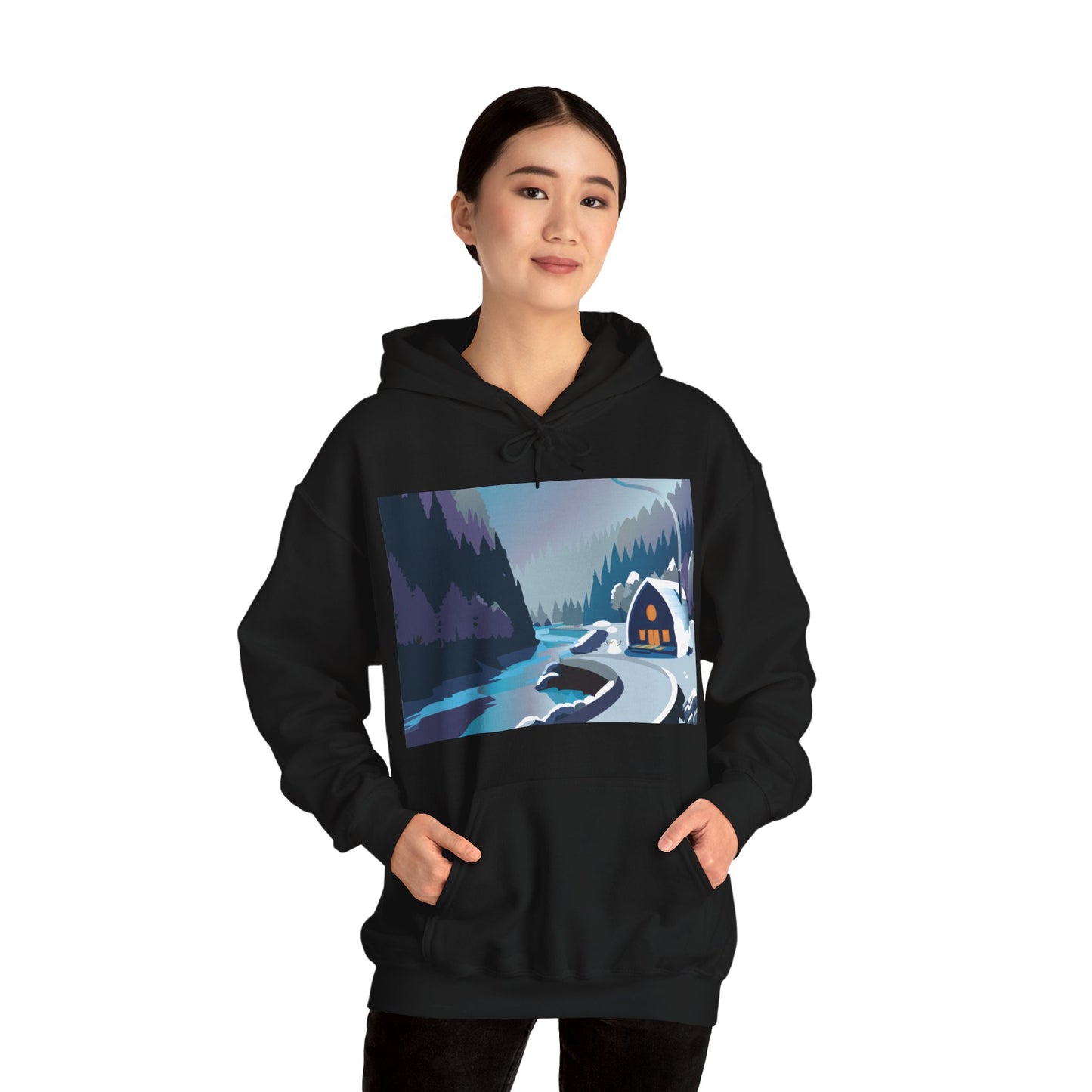 Arched Cabins LLC: Season of Giving 2024 - WINTER - Unisex Heavy Blend™ Hooded Sweatshirt