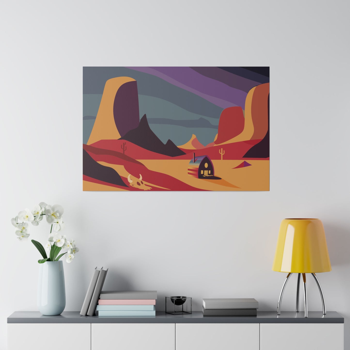 Arched Cabins LLC, "One Day: Desert Morning" on Canvas