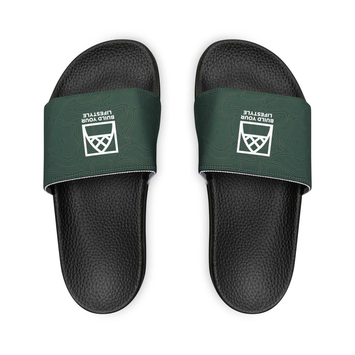 Arched Cabins LLC, "Build Your Lifestyle" Women's Slide Sandals