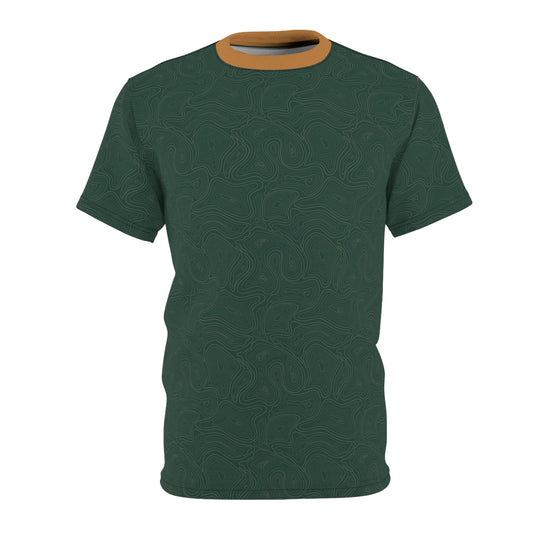 Arched Cabins LLC - Seamless Topo Unisex Cut & Sew Tee